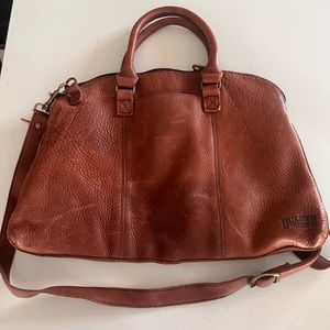 Real leather Duluth trading company laptop bag